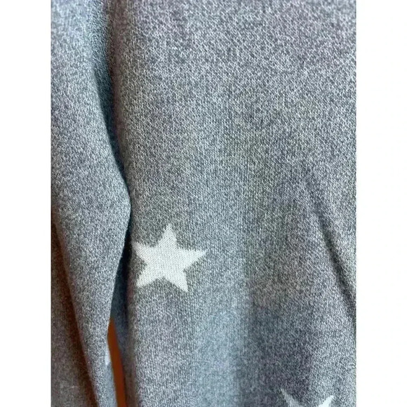 Banana Republic Factory Store Fitted Star Gray Sweater Women's Size S - Picture 2 of 7